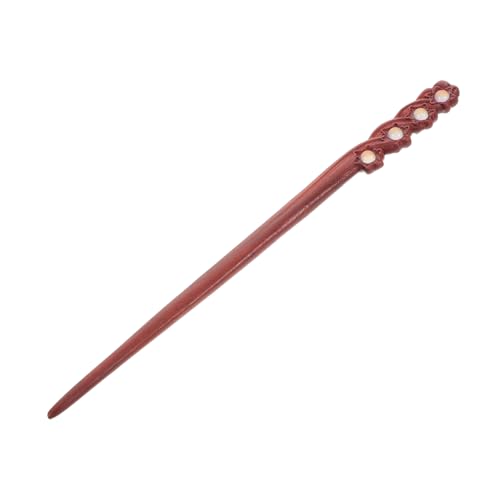 Veemoon Haarnadel Aus Rotem Sandelholz Chinesische Haarstäbchen Im Vintage-stil Handgefertigte Haarschmuck Für Frauen Geeignet Für Hanfu Und Täglichen Gebrauch von Veemoon