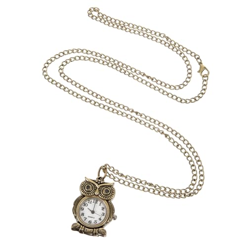 Veemoon Retro Taschenuhr Für Frauen Und Männer Vintage Eule Design Kreative Quartz Uhr Mit Kette Für Zu Weihnachten Halloween Geburtstagsfeiern Und von Veemoon