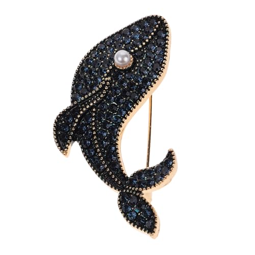 Veemoon Walbrosche für Damen Dekorative Broschennadel Zinklegierung mit Strass Tierform Wiederverwendbar Sicher und Langlebig für Schals und Kleidung von Veemoon