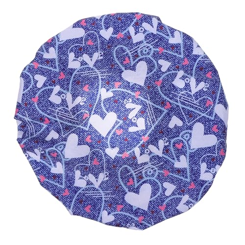 Veemoon Wasserdichte Herren Duschhaube aus Doppellagigem Oxford Multifunktionale Badehaube zum Schutz Haare Atmungsaktiv Wiederverwendbar als Schlafmütze und für Männer von Veemoon