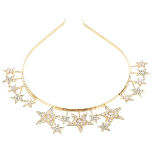 Veemoon Wasserdichter Leichter Stern Haarreif mit Funkelnden Strasssteinen Eleganter Brautschmuck für Hochzeit und Geburtstag Modisches Accessoire für Damen und Göttinnen Komfortabel und von Veemoon