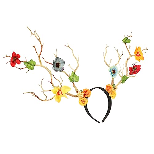 Veemoon Weihnachts Geweih Stirnband Haarreif Cosplay Party Kopfschmuck Leicht Sicher Festliche Haarschmuck Zubehör für Winter Feier von Veemoon