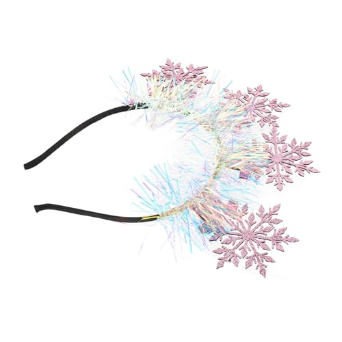 Veemoon Schneeflocken Haarschmuck Weihnachts Haarband Leichter Kopfschmuck Für Mädchen Mit Funkelnden Silbernen Schneeflocken Für Festlichkeiten Und Alltag Für Weihnachtsfeiern Und von Veemoon