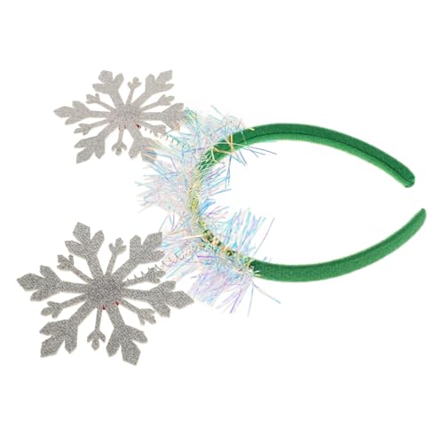 Veemoon Schneeflocken Stirnband Für Weihnachtsparty Leichtes Haarband Mit Schneeflocken Design Haarreifen Für Mädchen Und Weihnachts Haar Accessoires von Veemoon