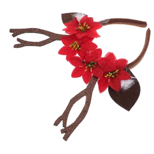 Veemoon Geweih Haarreif Für Weihnachten Festlicher Kopfschmuck Mit Niedlichen Tierohren Für Halloween Und Weihnachtsfeiern Und Langlebig von Veemoon