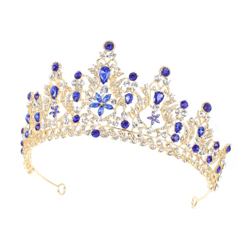 Veemoon Wunderschöne Braut Tiara mit Strahlenden Strasssteinen Kronenform Leicht und Bequem als Hochzeitsschmuck für Braut und Festliche Anlässe von Veemoon