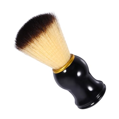 Veemoon Zweifarbiger Nylon rasierpinsel mit Holzgriff Weicher Schaum pinsel für Herren Komfortable Bartpflege Langlebiges Material für Bart und Schnurrbartrasur Zufällige Zufällige Farbe von Veemoon