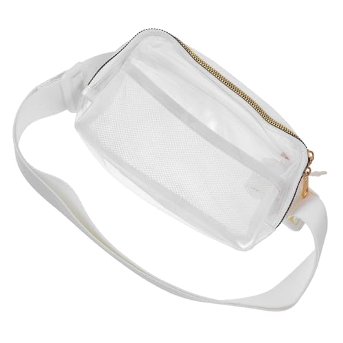 Veemoon transparente Bauchtasche Taschen für Frauen modische Gürteltasche Einkaufstasche für Frauen Beutel Tragetaschen für Damen Hüfttasche für Damen Gürteltasche für den Sport TPU Weiß Veemoon transparente Bauchtasche Taschen für Frauen modische Gürteltasche Einkaufstasche für Frauen Beutel Tragetaschen für Damen Hüfttasche für Damen Gürteltasche für den Sport TPU Weiß von Veemoon