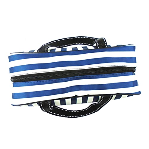 Veemoon wasserdichte Badetasche Gestreift Tragbar Faltbar Großes Fassungsvermögen Für Shampoo Pflege Handtücher Geeignet Als Duschtasche Schwimmtasche Reisetasche von Veemoon