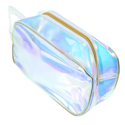 Veemoon wasserdichte Kosmetiktasche Lippenstift Aufbewahrungstasche TPU Material Leicht Tragbar mit Reißverschluss für Damen Reise Camping und Alltag von Veemoon