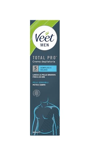 Veet Männer Enthaarungscreme Corpo und Petto per Pelli Sensibili 200 ml von Veet