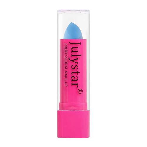 Blauer Lippenstift,Lipgloss - Wasserdicht, kein Verblassen, langlebig, hochpigmentiert, feuchtigkeitsspendend, blauer Lippenstift für Frauen, Halloween, Party, Cosplay Veeteah von Veeteah