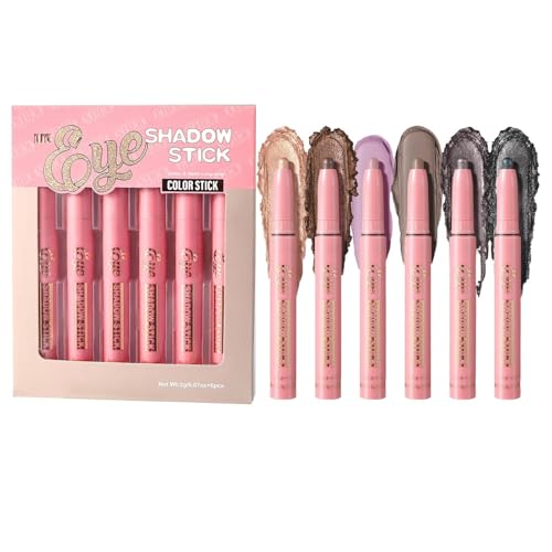 Creme Lidschatten Stick - Wasserfester Lidschattenstift - Einfach Aufzutragender Hervorhebender Augen Stift Für Frauen Mädchen von Veeteah