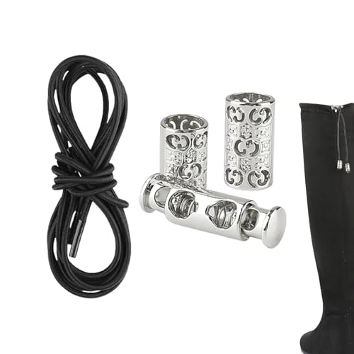 Stiefelriemen für Damen, Rutschfester Stiefelgürtel, Kniestiefelgurte, rutschfester fester Gürtel, 1 Paar Anti-Drop-Down, verhindern Lockerheit und kein Herunterfallen für Damenstiefel Veeteah von Veeteah