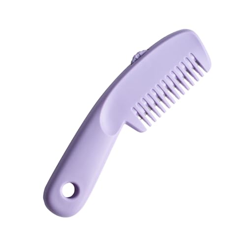 Veeteah Ausdünnung Trimmer Kamm, Schere Kamm - Multifunktionale Dünnungskammstylingschere,Pony Trimmer, tragbare Frauen -Styling -Accessoires für reibungslose Aussehen für Familien von Veeteah