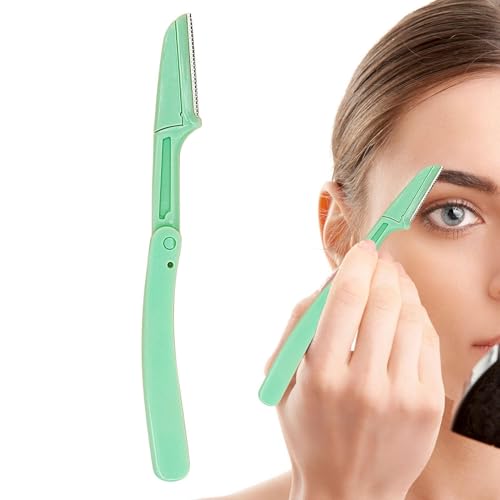 Veeteah Eye Brow Rasierer, falten Augenbrauen Rasiermesser | Schaltfreie Rasierer aus Edelstahl | Ergonomische Mädchenzubehör, tragbare Stirn Rasiermesser für Anfänger, Maskenbildner Veeteah Eye Brow Rasierer, falten Augenbrauen Rasiermesser | Schaltfreie Rasierer aus Edelstahl | Ergonomische Mädchenzubehör, tragbare Stirn Rasiermesser für Anfänger, Maskenbildner von Veeteah