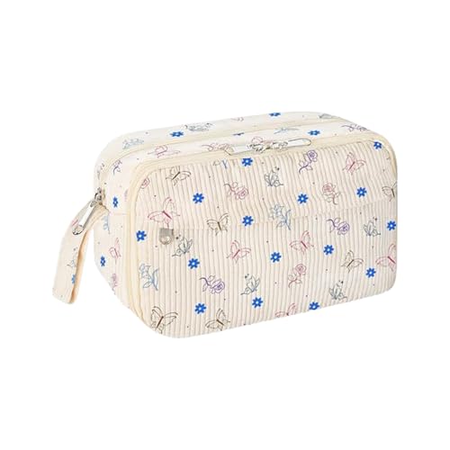 Veeteah Federtasche - Stilvolles Federmäppchen Design | Organizer Stift Aufbewahrung Mit Reißverschluss Und Fächern Für Buntstifte Kosmetik Basteln Mädchen Schule Büro von Veeteah