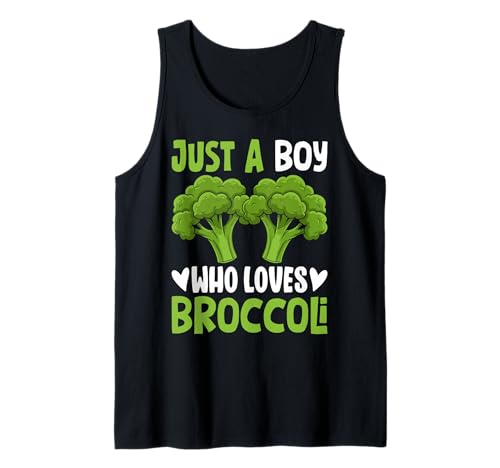 Herren Nur EIN Junge, der Brokkoli liebt Lustige vegane Brokkoli-Liebhaber Tank Top Herren Nur EIN Junge, der Brokkoli liebt Lustige vegane Brokkoli-Liebhaber Tank Top von Vegan Broccoli Tees for Women Men