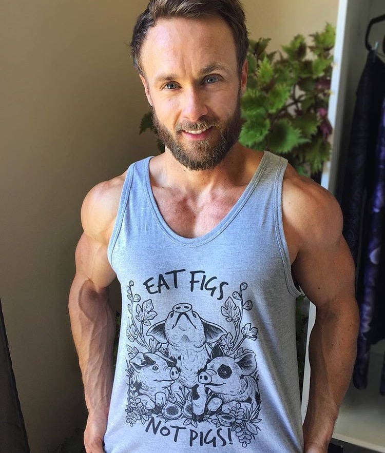 Essen Feigen Nicht Schweine Tank Top, Umweltfreundlich & Ethisch Hergestellt | Vegan, Vegan Shirt, Fitness, Tierrechte von VeganVeins