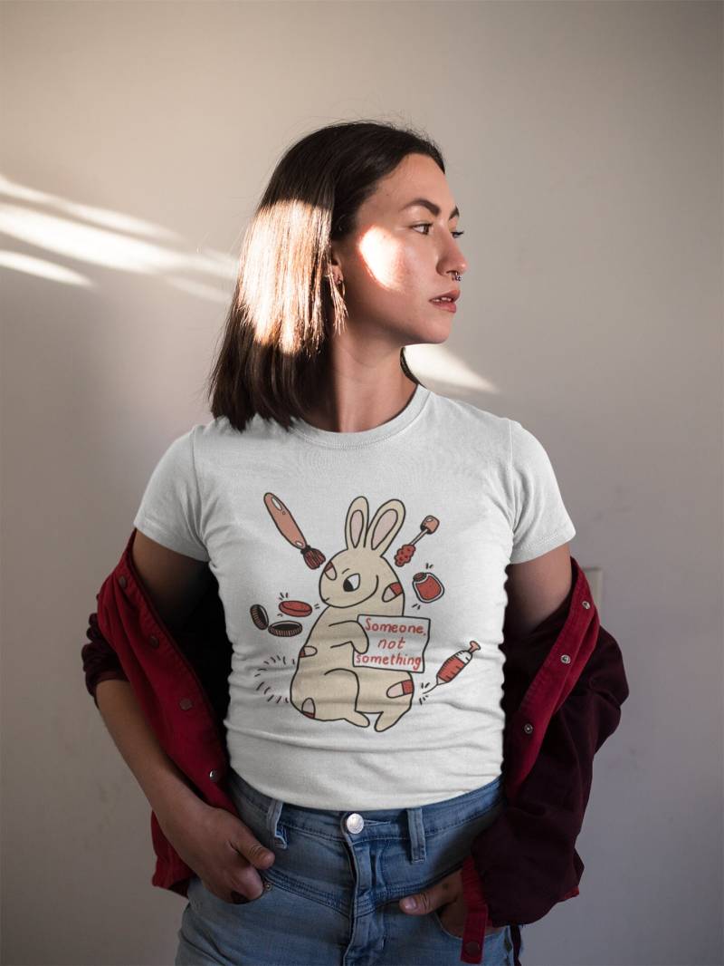 Jemand, Nicht Etwas T-Shirt | Veganes Shirt, Tierrechte, Tierversuchsshirt, Tieraktivist, Hase Tierversuchsfreies Vegan Jemand, Nicht Etwas T-Shirt | Veganes Shirt, Tierrechte, Tierversuchsshirt, Tieraktivist, Hase Tierversuchsfreies Vegan von VeganVeins