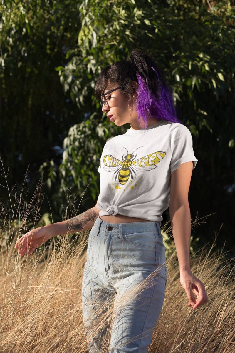 Rette Die Bienen T-Shirt | Vegan Shirt, Biene Umweltschützer Retten Sie Erde, Liebe, Ich Liebe Geschenk Rette Die Bienen T-Shirt | Vegan Shirt, Biene Umweltschützer Retten Sie Erde, Liebe, Ich Liebe Geschenk von VeganVeins