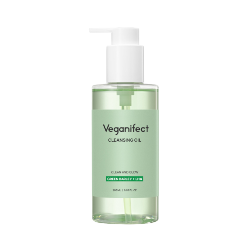 Veganifect - Clean And Glow Green Barley LHA Deep Cleansing Oil - 205ml von Veganifect