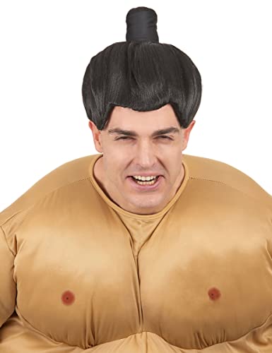 Sumoringer Perücke für Erwachsene - Schwarz von DEGUISE TOI