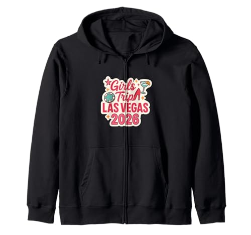Las Vegas Matching Girls Trip Squad Beste Freundinnen, Damen, 2026 Kapuzenjacke von Vegas Nights Squad Co.