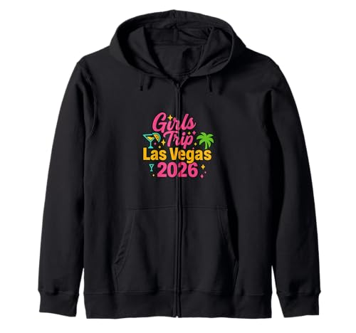 Las Vegas Matching Girls Trip Squad Beste Freundinnen, Damen, 2026 Kapuzenjacke von Vegas Nights Squad Co.