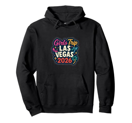 Las Vegas Matching Girls Trip Squad Beste Freundinnen, Damen, 2026 Pullover Hoodie von Vegas Nights Squad Co.