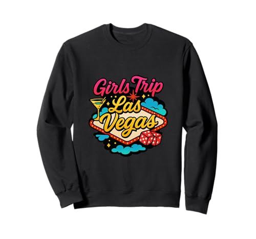 Las Vegas Matching Girls Trip Squad Beste Freundinnen, Damen, 2026 Sweatshirt von Vegas Nights Squad Co.