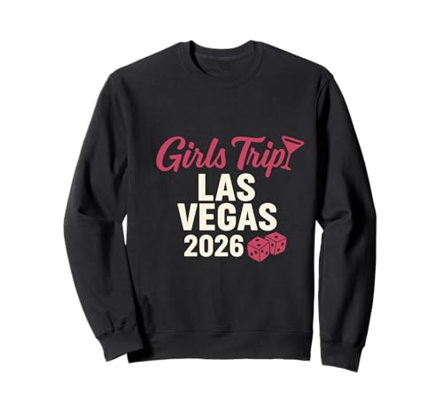 Las Vegas Matching Girls Trip Squad Beste Freundinnen, Damen, 2026 Sweatshirt von Vegas Nights Squad Co.