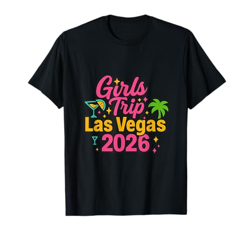 Las Vegas Matching Girls Trip Squad Beste Freundinnen, Damen, 2026 T-Shirt von Vegas Nights Squad Co.