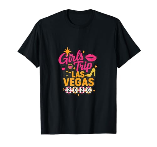 Las Vegas Matching Girls Trip Squad Beste Freundinnen, Damen, 2026 T-Shirt von Vegas Nights Squad Co.