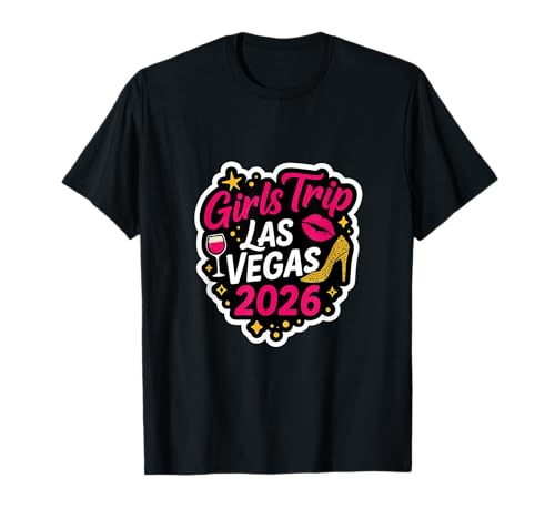 Las Vegas Matching Girls Trip Squad Beste Freundinnen, Damen, 2026 T-Shirt von Vegas Nights Squad Co.