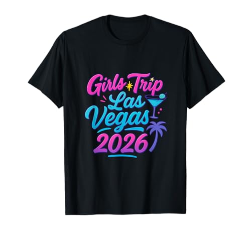 Las Vegas Matching Girls Trip Squad Beste Freundinnen, Damen, 2026 T-Shirt von Vegas Nights Squad Co.