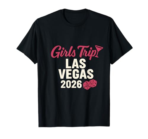 Las Vegas Matching Girls Trip Squad Beste Freundinnen, Damen, 2026 T-Shirt von Vegas Nights Squad Co.