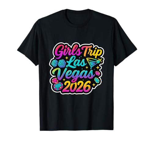 Las Vegas Matching Girls Trip Squad Beste Freundinnen, Damen, 2026 T-Shirt von Vegas Nights Squad Co.