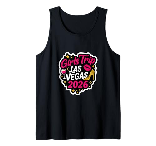 Las Vegas Matching Girls Trip Squad Beste Freundinnen, Damen, 2026 Tank Top von Vegas Nights Squad Co.