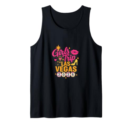 Las Vegas Matching Girls Trip Squad Beste Freundinnen, Damen, 2026 Tank Top von Vegas Nights Squad Co.