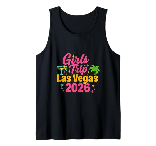 Las Vegas Matching Girls Trip Squad Beste Freundinnen, Damen, 2026 Tank Top von Vegas Nights Squad Co.