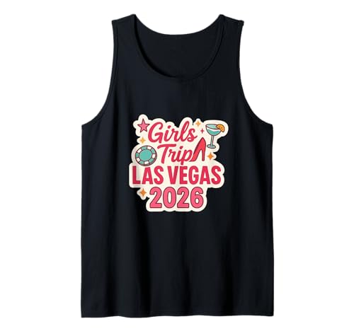 Las Vegas Matching Girls Trip Squad Beste Freundinnen, Damen, 2026 Tank Top von Vegas Nights Squad Co.