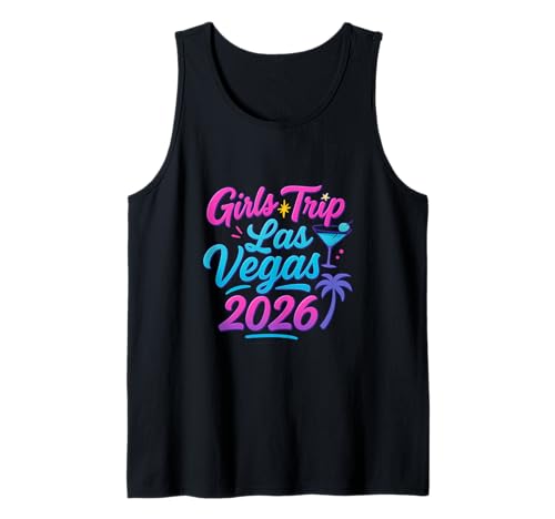 Las Vegas Matching Girls Trip Squad Beste Freundinnen, Damen, 2026 Tank Top von Vegas Nights Squad Co.