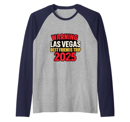 Las Vegas Matching Trip Squad Party mit den besten Freundinnen für Frauen Raglan von Vegas Nights Squad Co.