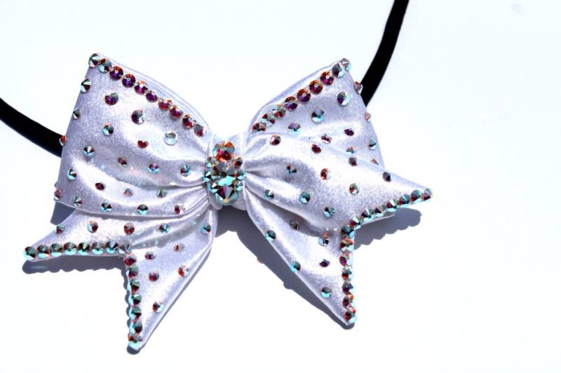 Weiße Raute Bow Band von VegasBows1