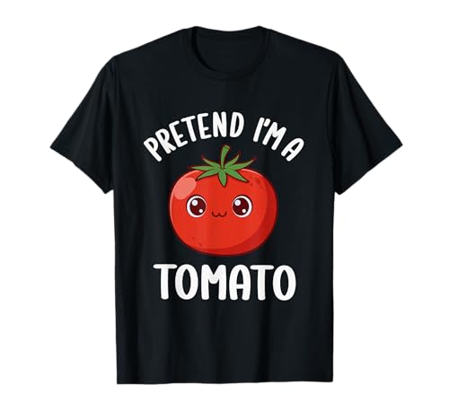 Pretend I'm A Tomato Lustiges Tomaten-Kostüm für Kinder T-Shirt Pretend I'm A Tomato Lustiges Tomaten-Kostüm für Kinder T-Shirt von Vegetables Costume Boys Girls Easy Lazy Halloween