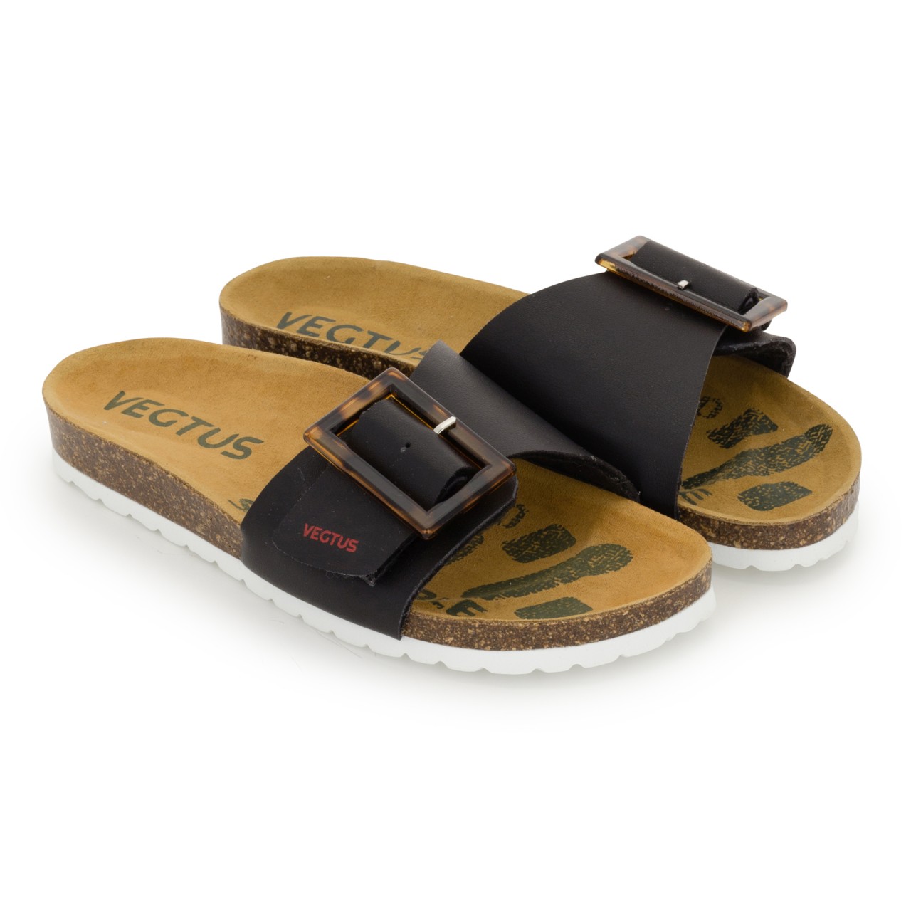 DUNA | VEGTUS | vegane Sandalen | black 37 von Vegtus