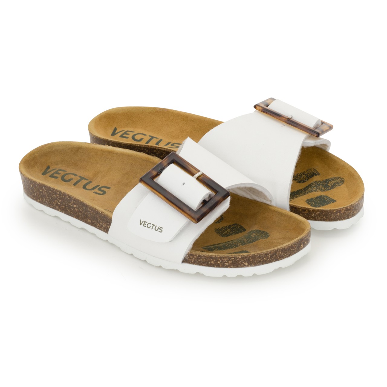 DUNA | VEGTUS | vegane Sandalen | white 38 von Vegtus