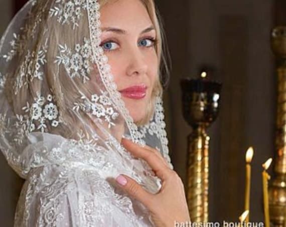 Kirche Spitze Schleier/Kathedrale Mantilla von VeilsBoutique