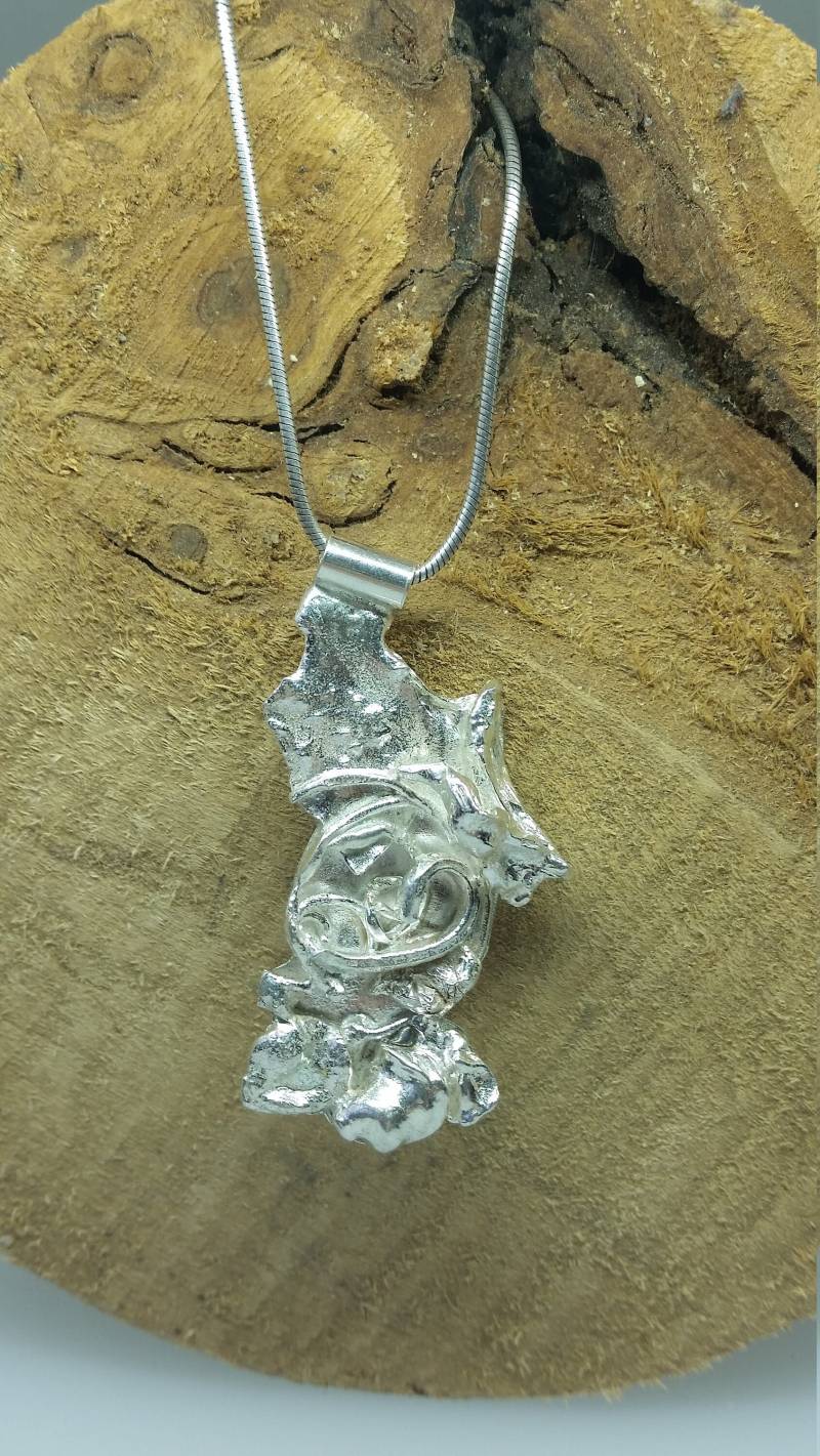 Verschmelzung Silber Anhänger Verschmelzung Silber Anhänger von VeinOfSilver